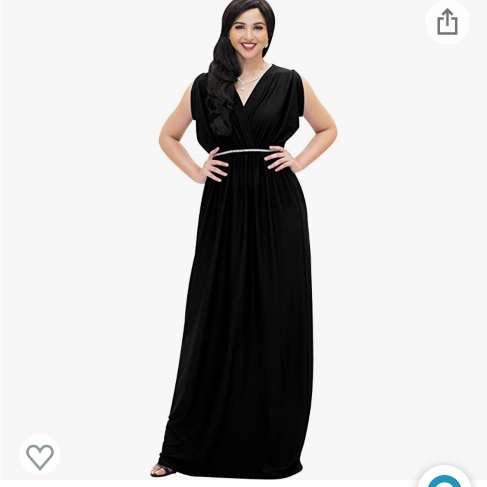 Long black dress